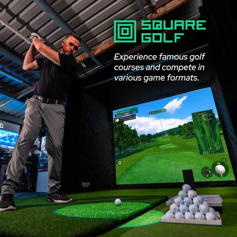 Analyseur de Swing Square Golf Simulator Golf