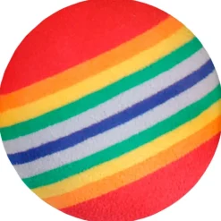 Balles entrainement Masters Striped Foam Practice Balls Pack 12