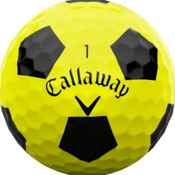 Balles neuves Callaway Golf ERC Soft Truvis Black Yellow