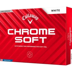Balles neuves Callaway Golf Chrome Soft White