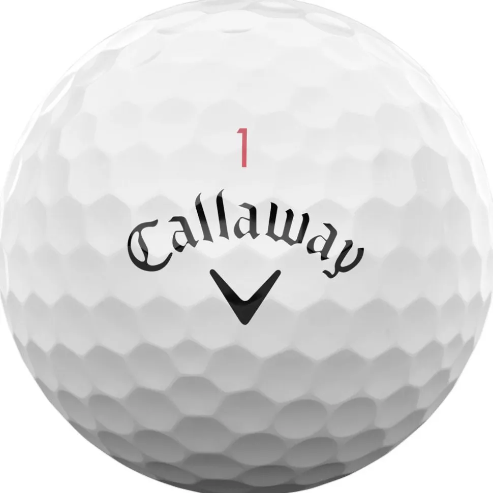 Balles neuves Callaway Golf Chrome Soft White