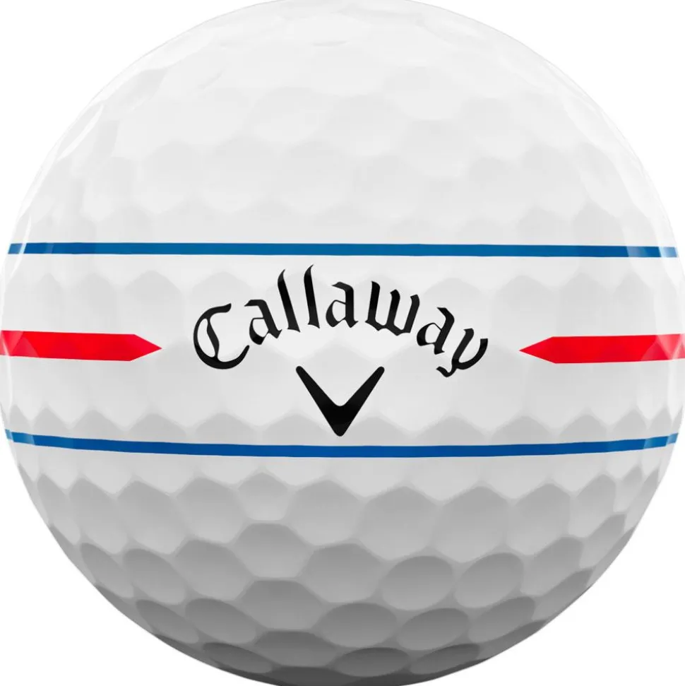 Balles neuves Callaway Golf Chrome Soft 360 Triple Track White