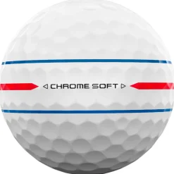 Balles neuves Callaway Golf Chrome Soft 360 Triple Track White