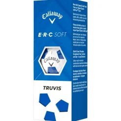 Balles neuves Callaway Golf ERC Soft Truvis Blue White