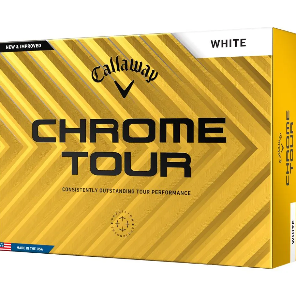 Balles neuves Callaway Golf Chrome Tour White