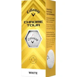 Balles neuves Callaway Golf Chrome Tour White