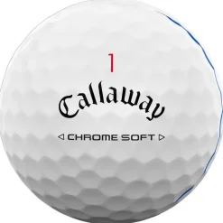 Balles neuves Callaway Golf Chrome Soft Triple Track White