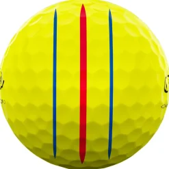 Balles neuves Callaway Golf Chrome Tour Triple Track Yellow