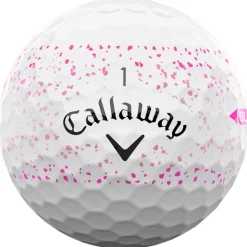 Balles neuves Callaway Golf Supersoft Pink Splatter