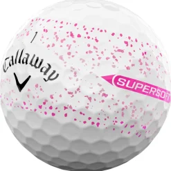 Balles neuves Callaway Golf Supersoft Pink Splatter