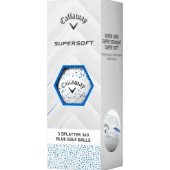 Balles neuves Callaway Golf Supersoft Blue Splatter