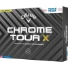 Balles neuves Callaway Golf Chrome Tour X Triple Track White