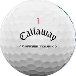 Balles neuves Callaway Golf Chrome Tour X Triple Track White