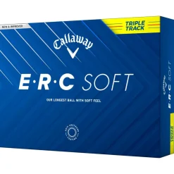 Balles neuves Callaway Golf ERC Soft Triple Track Yellow