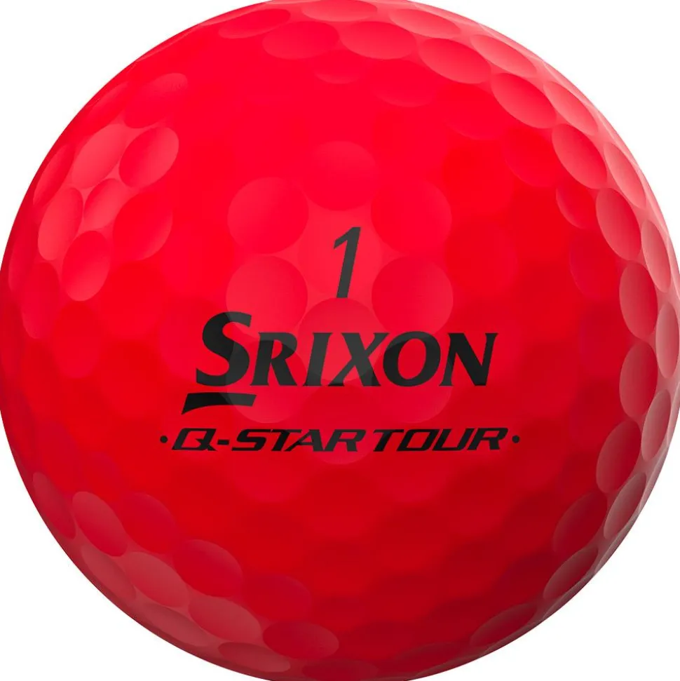 Balles neuves Srixon Q-Star Tour Divide 2 Yellow Red