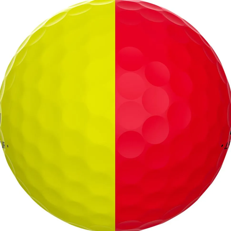 Balles neuves Srixon Q-Star Tour Divide 2 Yellow Red