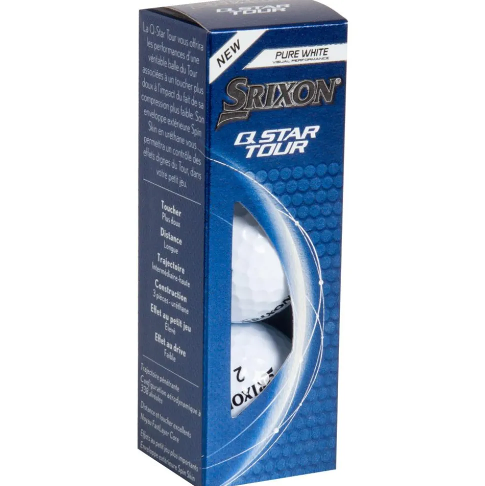 Balles neuves Srixon Q-Star Tour 5 Sleeved 24 Balles White
