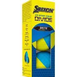Balles neuves Srixon Q-Star Tour Divide 2 Yellow Blue