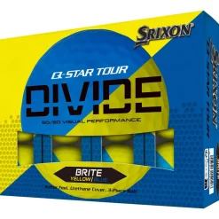 Balles neuves Srixon Q-Star Tour Divide 2 Yellow Blue