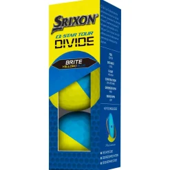 Balles neuves Srixon Q-Star Tour Divide 2 Yellow Blue