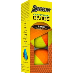 Balles neuves Srixon Q-Star Tour Divide 2 Yellow Orange