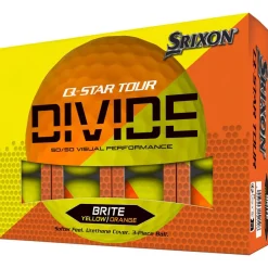 Balles neuves Srixon Q-Star Tour Divide 2 Yellow Orange
