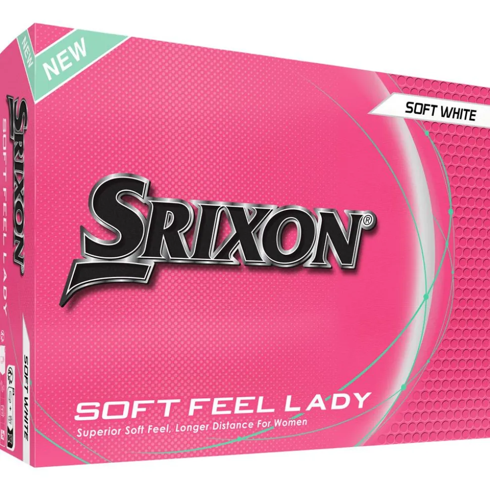 Balles neuves Srixon Soft Feel Lady 9 White