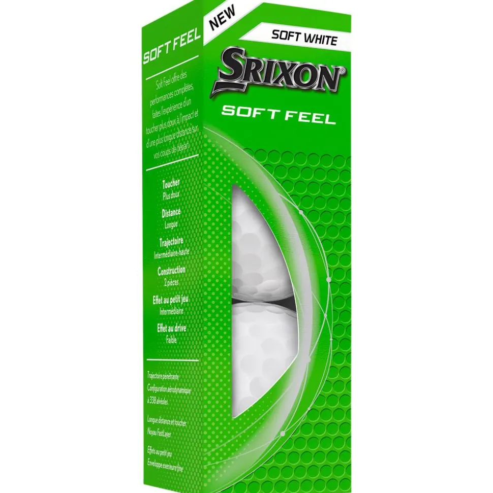 Balles neuves Srixon Soft Feel 14 White