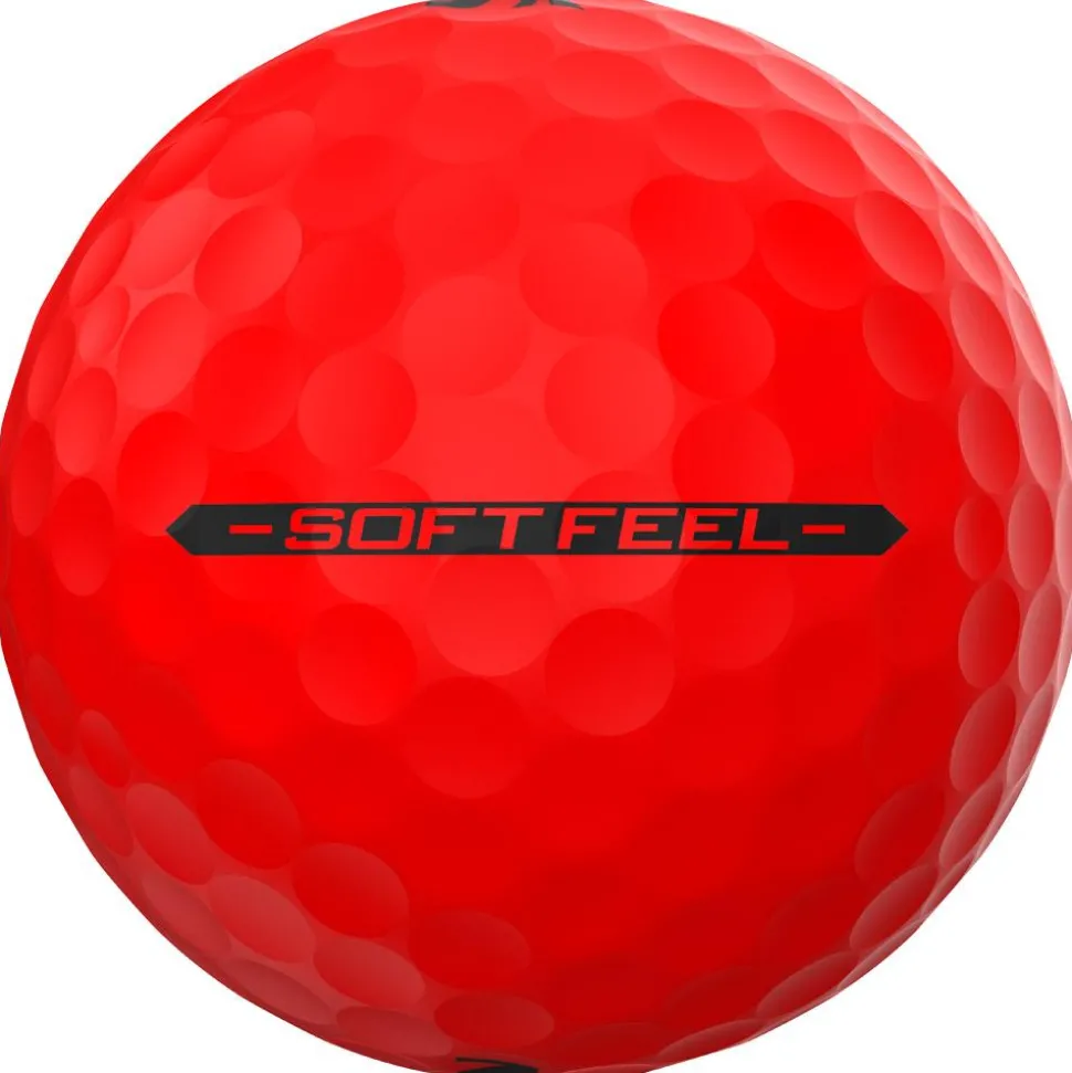 Balles neuves Srixon Soft Feel 14 Brite Red