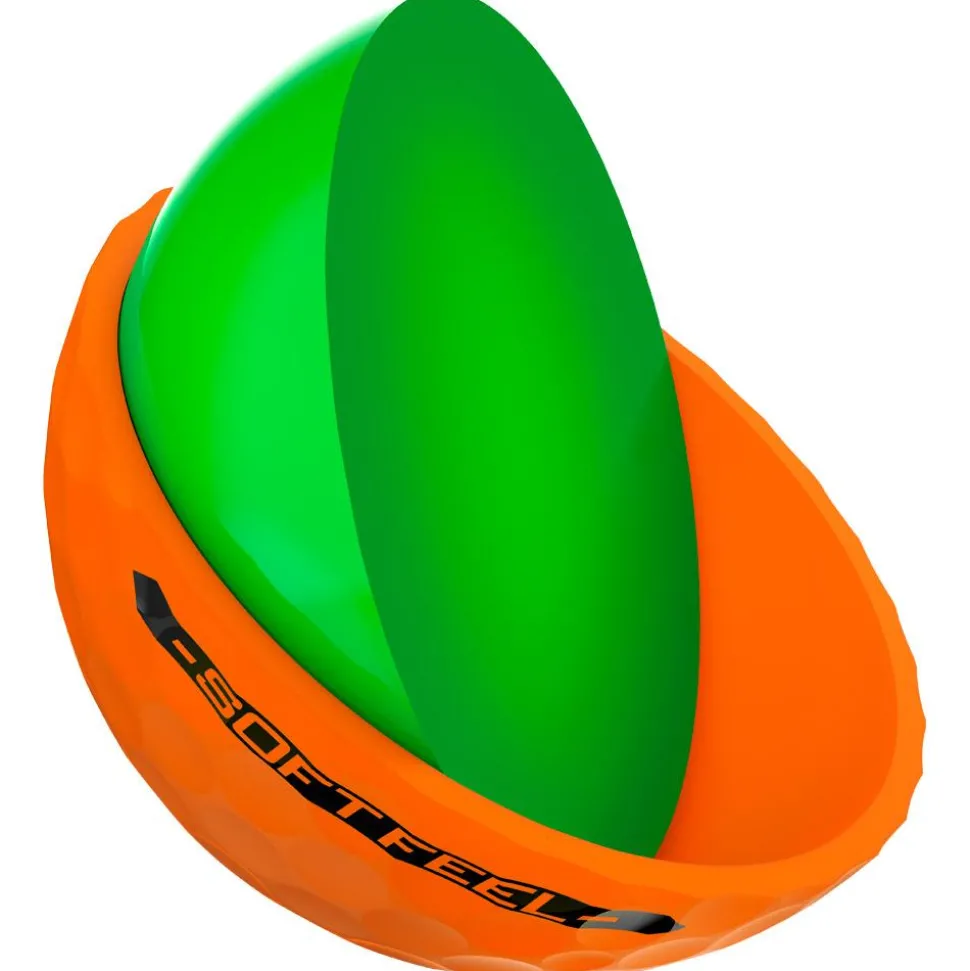 Balles neuves Srixon Soft Feel 14 Brite Orange