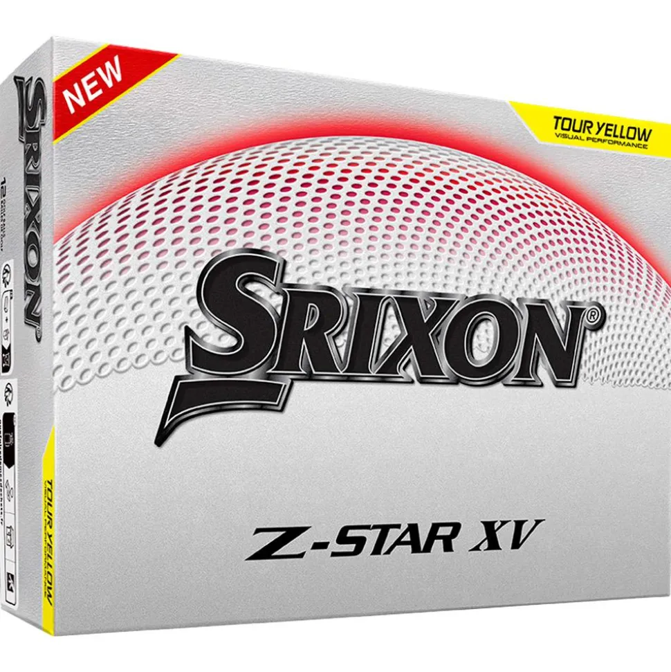 Balles neuves Srixon Z-Star XV Tour Yellow