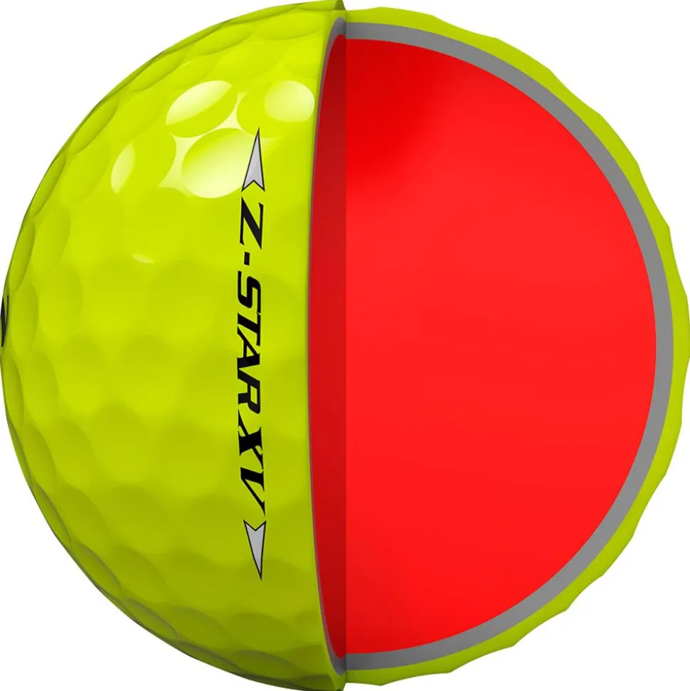 Balles neuves Srixon Z-Star XV Tour Yellow