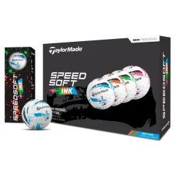 Balles neuves Taylormade SpeedSoft Ink Mutli