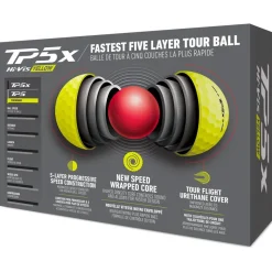 Balles neuves Taylormade TP5x Yellow