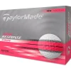 Balles neuves Taylormade Tour Response Stripe Neon Pink