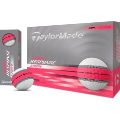 Balles neuves Taylormade Tour Response Stripe Neon Pink