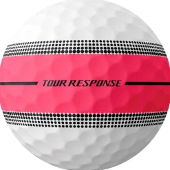 Balles neuves Taylormade Tour Response Stripe Neon Pink
