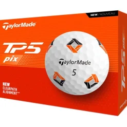 Balles neuves Taylormade TP5 Pix 3.0 White