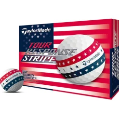 Balles neuves Taylormade Tour Response Stripe USA