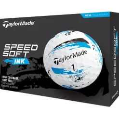 Balles neuves Taylormade SpeedSoft Ink Blue