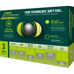 Balles neuves Taylormade Tour Response Yellow