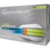 Balles neuves Taylormade Tour Response Stripe Neon Multi