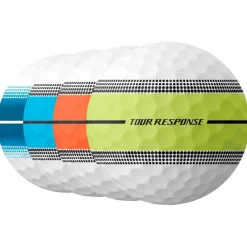 Balles neuves Taylormade Tour Response Stripe Neon Multi