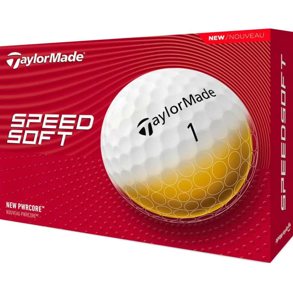 Balles neuves Taylormade SpeedSoft White
