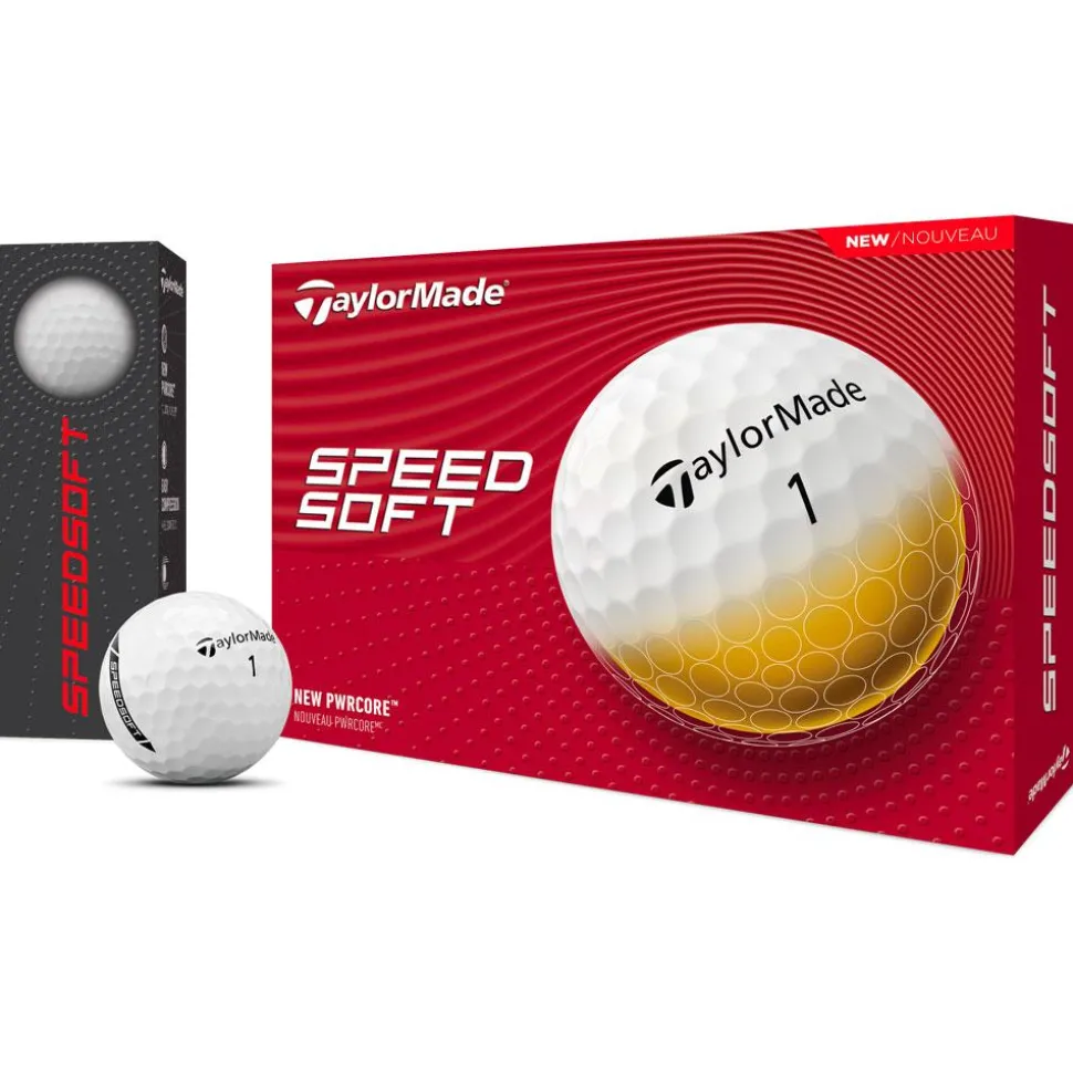 Balles neuves Taylormade SpeedSoft White