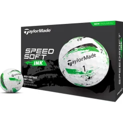 Balles neuves Taylormade SpeedSoft Ink Green