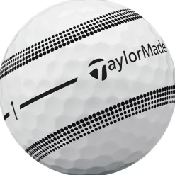 Balles neuves Taylormade TP5x Stripe White