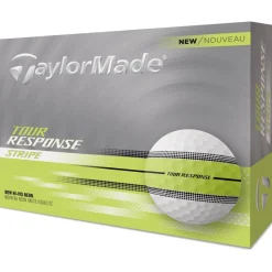 Balles neuves Taylormade Tour Response Stripe Neon Yellow