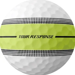 Balles neuves Taylormade Tour Response Stripe Neon Yellow