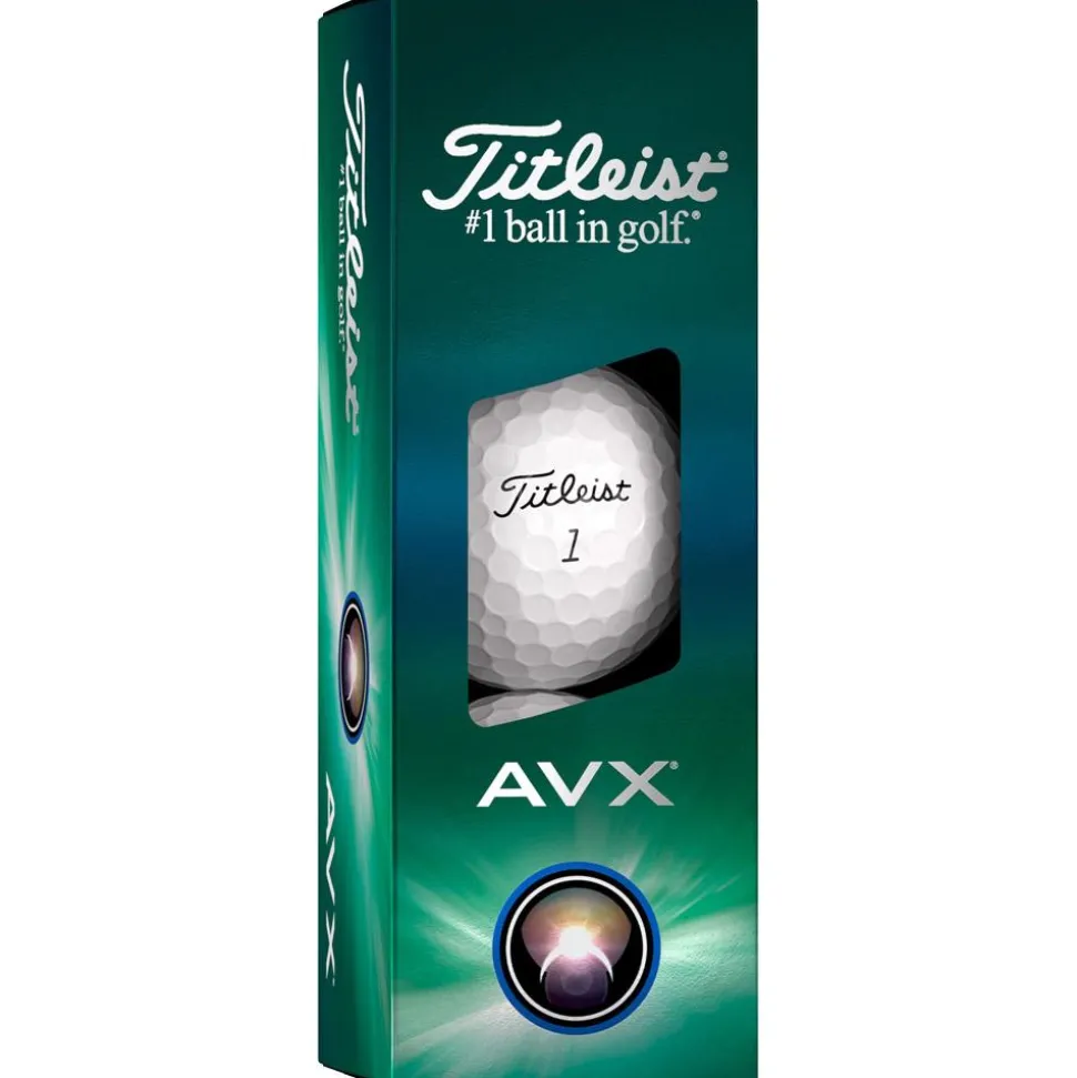 Balles neuves Titleist AVX White